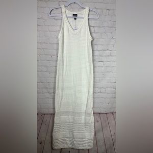 Scoop women's‎ maxi lengh lined crochet knit dress, sz XS, NWT